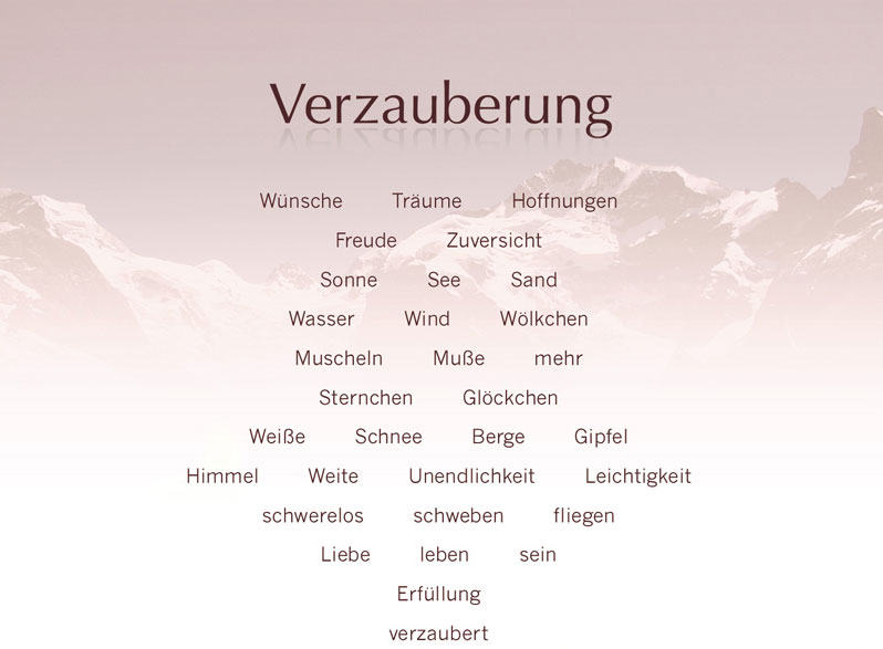 Verzauberung (Lyrics)